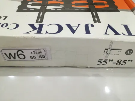 پایه دیواری تلویزیون تی وی جک مدل W6 مناسب برای تلوزیون 55 تا 85 اینچ