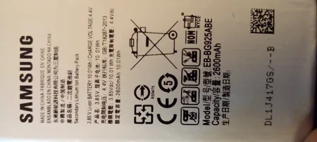 باتری موبایل مدل S6 EDGE ظرفیت 3000 میلی آمپر ساعت مناسب برای گوشی موبایل سامسونگ galaxy S6 EDGE