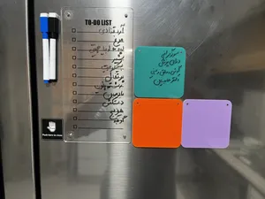 تجریه خرید تخته وایت برد مدل پلنر روزانه سایز 14.5×30 سانتی متر به همراه ماژیک