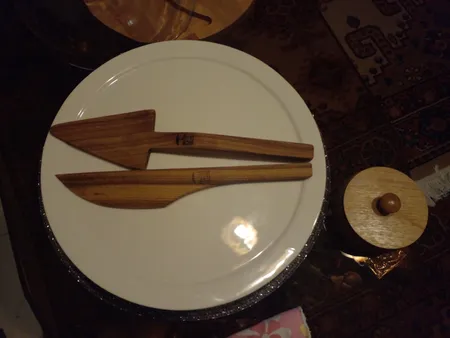 کفگیر سرو کیک مدل wood