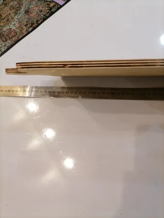 تخته گوشت چوبی آرونی مدل پامچال سایز 3