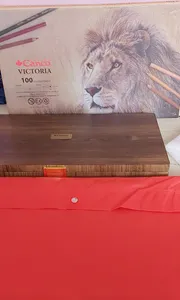 تجریه خرید مداد رنگی 100 رنگ جعبه چوبی کنکو مدل ویکتوریا