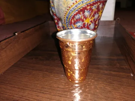 نیم لیوان مسی کد 002