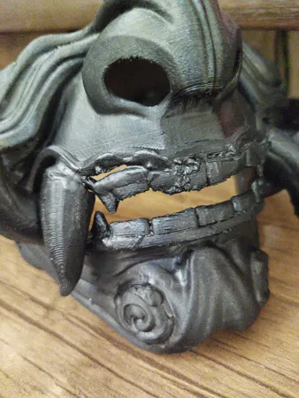 ماسک ایفای نقش مدل سامورایی طرح Demon