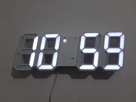 ساعت دیواری و رومیزی مدل X Segment Clock