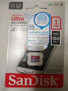تجریه خرید کارت حافظه microSDXC مدل Ultra کلاس 10 استاندارد UHS-I A1 سرعت 150MBps ظرفیت یک ترابایت