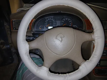 روکش فرمان مدل TEX کد 01 طرح سوزنی مناسب برای سمند