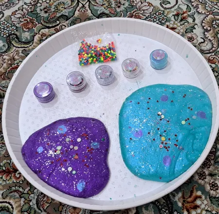 بازی آموزشی اسلایم تپلی مدل CLMet1000 بسته 11 عددی