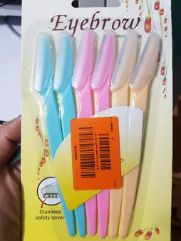 تیغ ابرو مدل 001 مجموعه 6 عددی