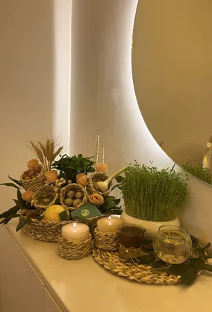 ست هفت سین سنتی مدل روخان