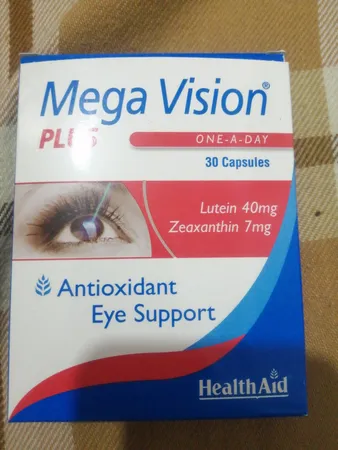 کپسول مگا ویژن پلاس هلث اید بسته 30 عددی