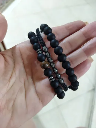 دستبند مردانه مدل دانلی کد M16 مجموعه 3 عددی تک سایز