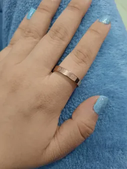 انگشتر زنانه مدل لاو کد R3590