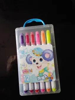 ماژیک رنگ آمیزی 12 رنگ هپو مدل rs کد 3030