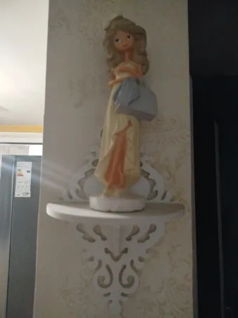 شلف دیواری مدل لوزی کد 09030035 سایز متوسط