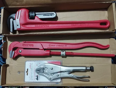 آچار لوله گیر ایران پتک مدل 001 سایز 1.5 اینچ