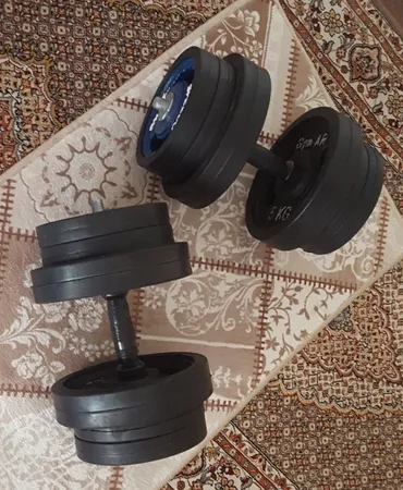 دمبل مدل A2 وزن 20 کیلوگرمی بسته 2 عددی