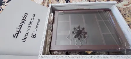 جعبه پذیرایی مدل هشت پارت پایه چوبی