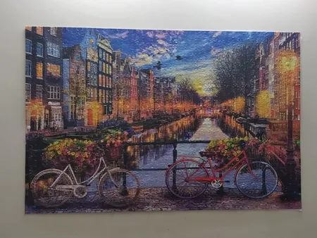 پازل 2000 تکه ایران پازل طرح دوچرخه و طبیعت