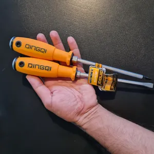 تجریه خرید پیچ گوشتی ضربه خور دوسو و چهار سوی دینگشی مدل ART-2574  بسته 2 عددی