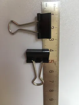 گیره کاغذ سی بی اس سایز 19 میلی متر بسته 12 عددی