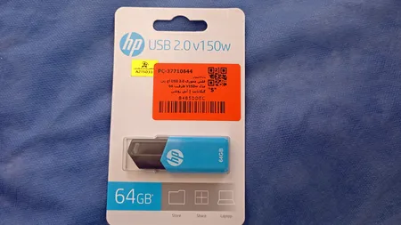 فلش مموری USB 2.0 اچ پی مدل V150w ظرفیت 64 گیگابایت