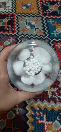 استند گوش پاک کن و پنبه آرایشی ویژن مدل پریتی کد MM01