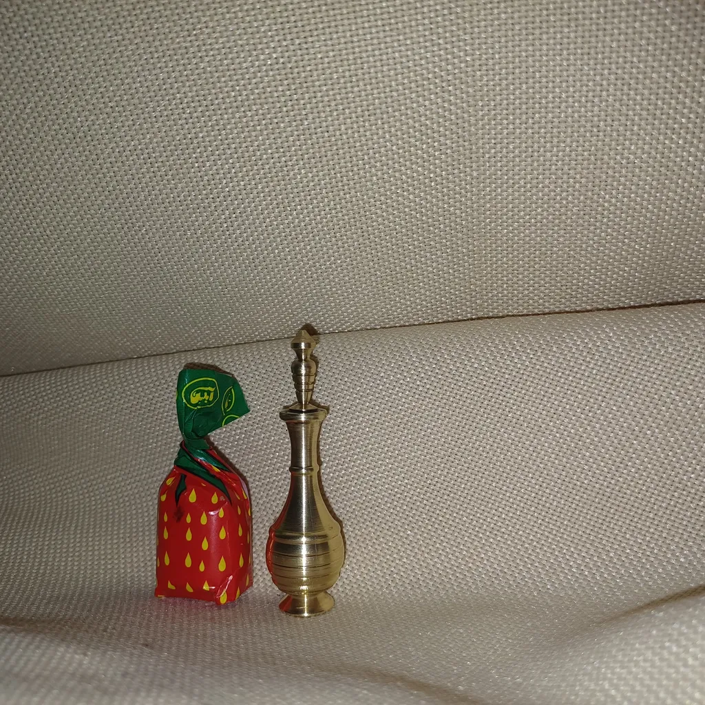 سرمه دان برنجی جالینوس مدل حناس