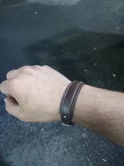 دستبند چرم وارک مدل رهام کد rb176