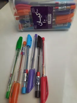 خودکار رنگی کیان قطر نوشتاری 1 میلی متر بسته 50 عددی