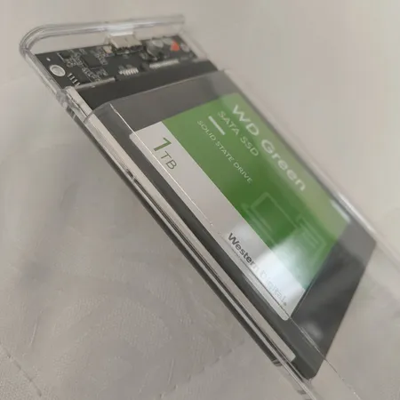 قاب هارد دیسک اکسترنال 2.5 اینچ مدل Glass