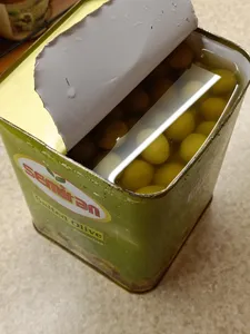 تجریه خرید زیتون شور بدون هسته ممتاز سمیران - 2600 گرم