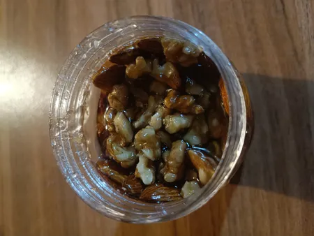 عسل معجون چهار مغز سالمین - 450 گرم