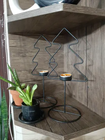 جا شمعی طرح کاج مدل Ka-2