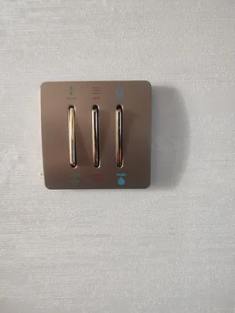 کلید کولر صنایع آسیا الکتریک مدل کریستال BEI-GLD