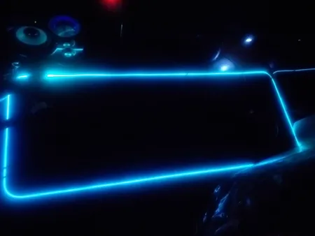 ماوس پد مخصوص بازی مدل RGB 80x30