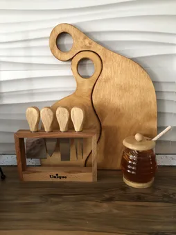 ست کارد صبحانه خوری 5 پارچه مدل بامبو