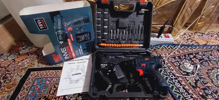 دریل پیچ گوشتی شارژی باس مدل LIFE_STYLE کد 2 مجموعه 28 عددی