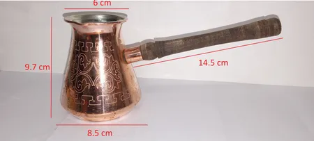 قهوه جوش مسی مس زنجان کد 002