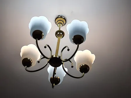 لوستر 5 شعله چشمه نور کد 856.5