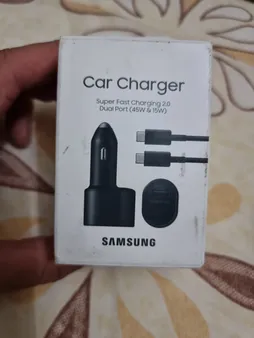 شارژر فندکی سامسونگ مدل EP-L5300XBEGWW به همراه کابل تبدیل USB-C