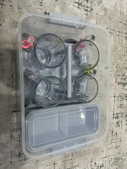 سبد پیک نیک 13 پارچه صدف کد 11