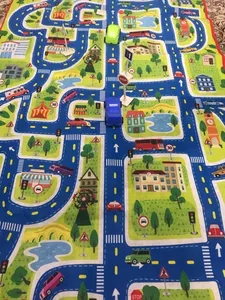 تجریه خرید زیر انداز بازی فکرآوران مدل شهر کودک سایز 70×140 سانتی متر