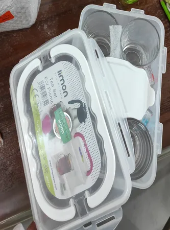 سبد پیک نیک 8 پارچه لیمون مدل hm306