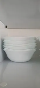 تجریه خرید کاسه آبگوشت خوری طرح مربع مدل ساده کد 5000176 بسته 6 عددی