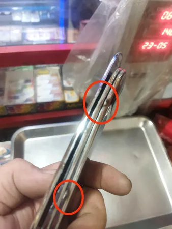 قاب دستگیره درب خودرو آراکس یدک مدل AY-2878 مناسب برای تیبا مجموعه 8 عددی