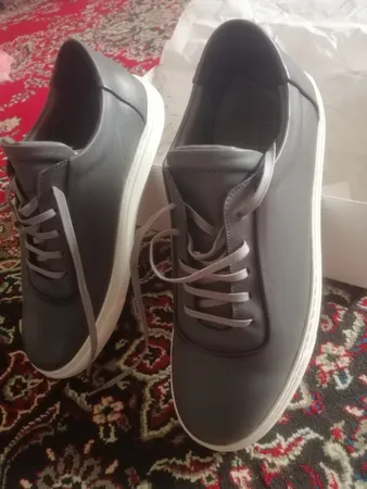 کفش روزمره مردانه چرم مشهد مدل J6186-002