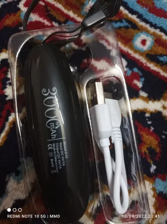 پاوربانک مدل D10 ظرفیت 3000 میلی آمپر ساعت