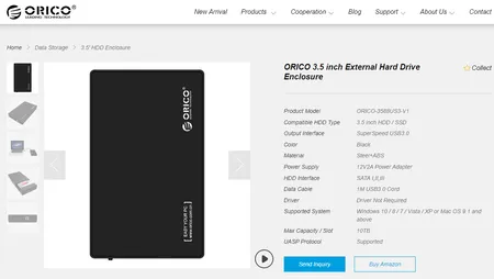 قاب اکسترنال هارددیسک 3.5 اینچی USB 3.0 اوریکو مدل 3588US3