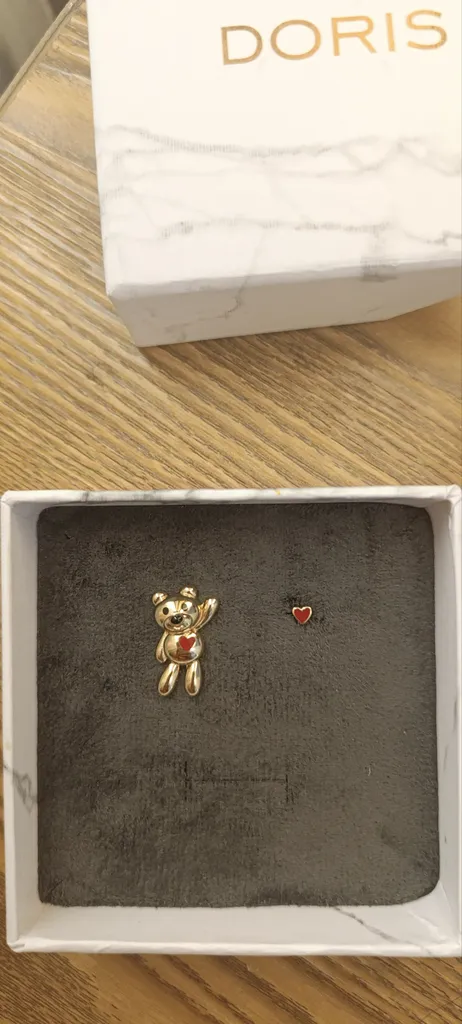 گوشواره طلا 18 عیار زنانه درریس مدل gs1543